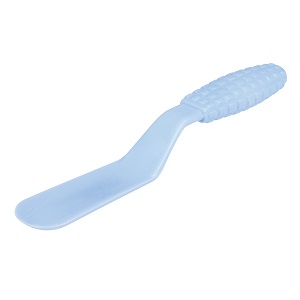 Spatule à alginate coudée Bleu