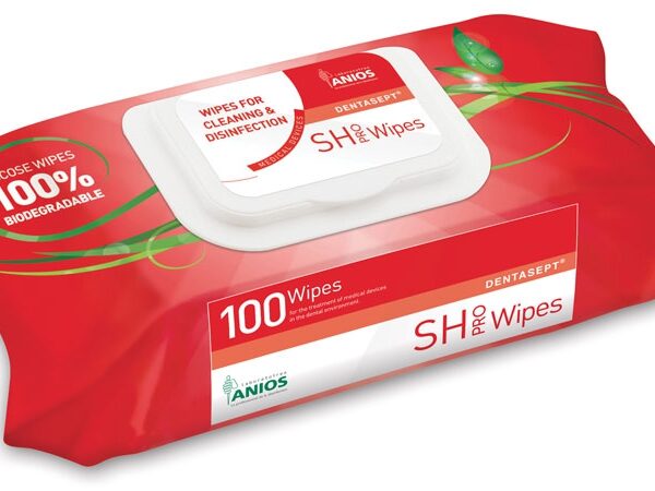 Lingettes Dentasept SH Pro wipes Sans Alcool sans parfum - Sachet de 100
