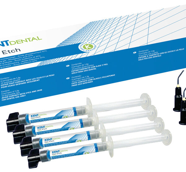 Gel Etch Seringues kent dental 4x 1,2ml