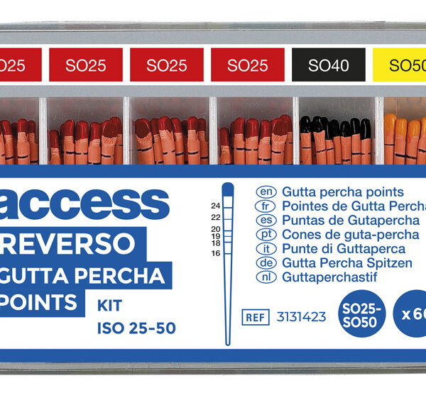 Pointes Gutta-Percha Endo Reverso - Boîte de 60