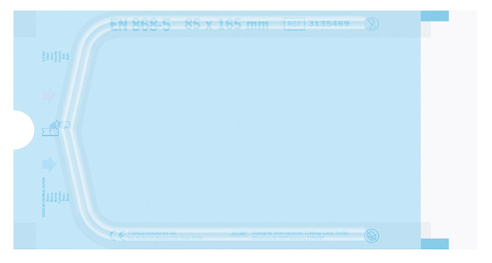 Sachets de stérilisation autocollants - Boîte de 200 - MEDIBASE