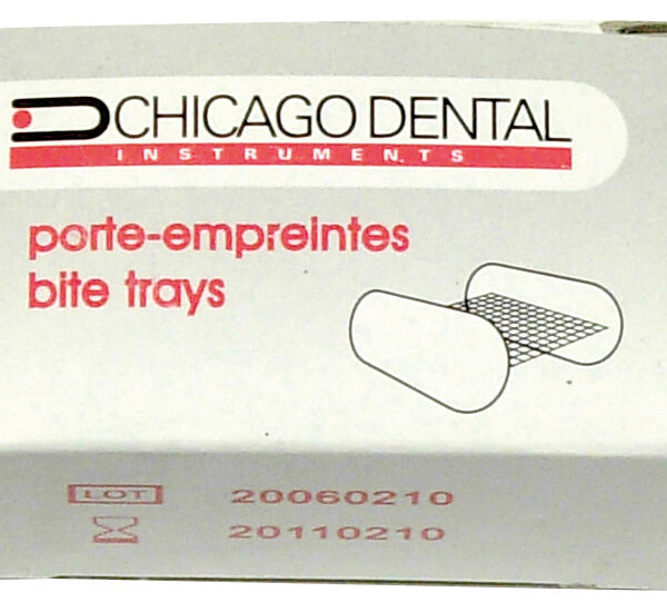 Bite-Trays droits - Boîte de 50