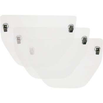 Visières de protection Comfort light - Monture avec clips en plastique + 4 écrans