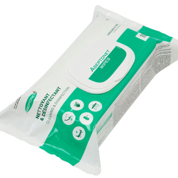 Lingettes Aseptonet Sans alcool parfum Niaouli - Recharge de 100