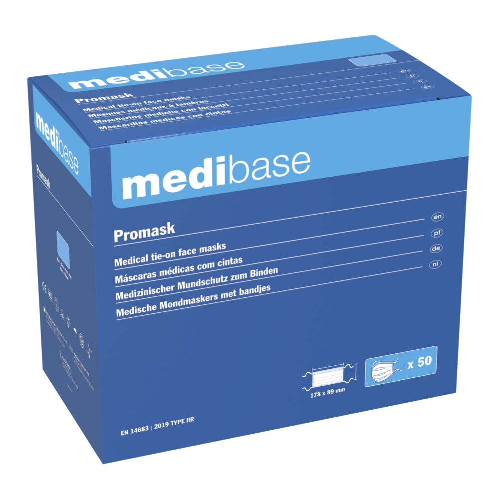 Masques à lanières Type IIR Promask Bleu - Boîte de 50