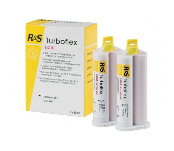 Turboflex Light - Boîte de 2 cartouches de 50 ml + 12 embouts melangeurs