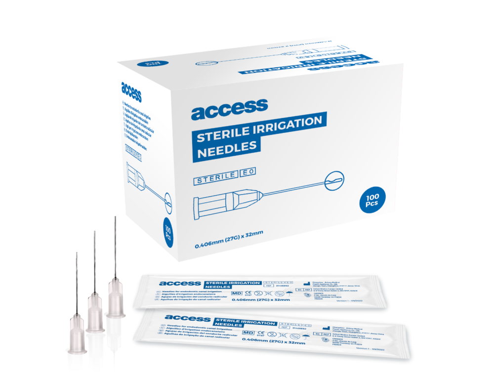 Endo Needles Stériles - Boîte de 100 aiguilles endocanalaires