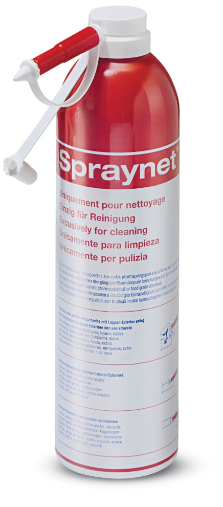 spray desfinfectant pour turbine Spraynet (500 ml