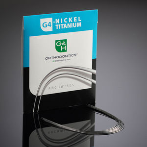 Arcs G4 Niti - Boîte de 25 arcs ronds sans crans