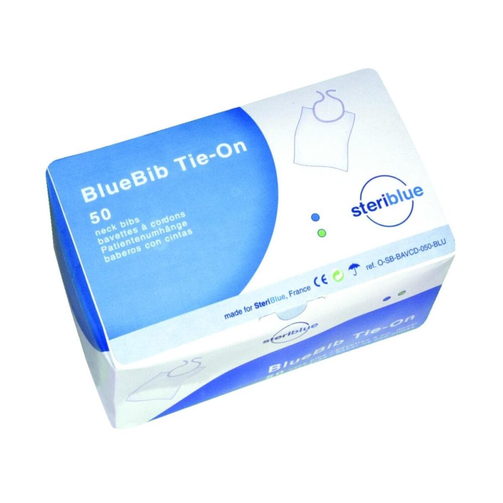 BAVETTE A CORDONS TIE-ON BLEU (50)