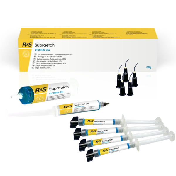 Supraetch - Kit de 4 seringues 1,2 ml + 12 embouts aiguilles
