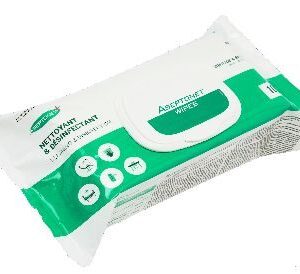 Lingettes Aseptonet Pop-Up Sans Alcool parfum Eucalyptus - Sachet de 100