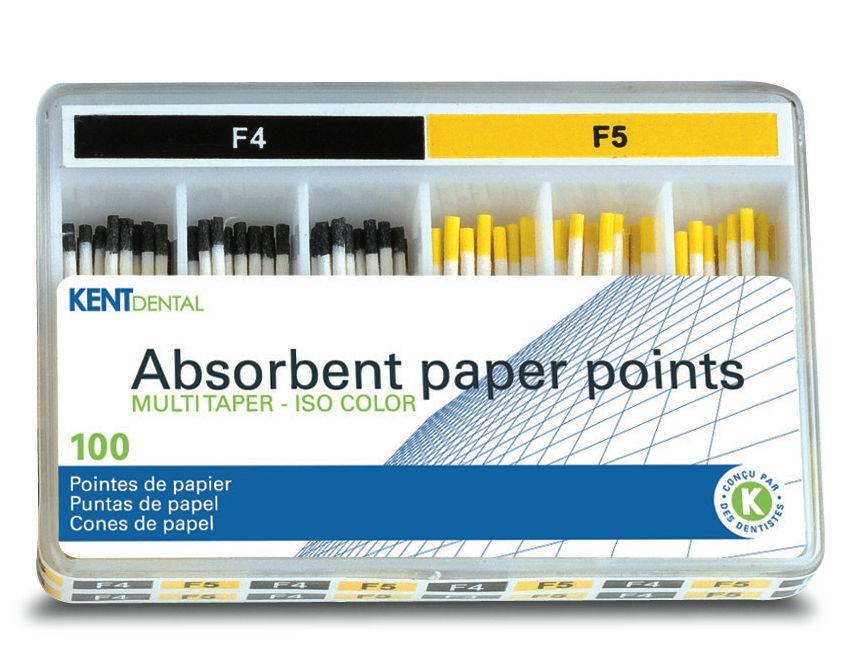 Pointes papier multitaper kent dental