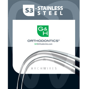 Arcs acier S304 G&H Orthodontics